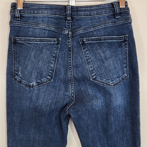 DL1961 Chrissy Ultra High Rise Instasculpt Skinny Ankle Jean Distressed 26 - Picture 8 of 11